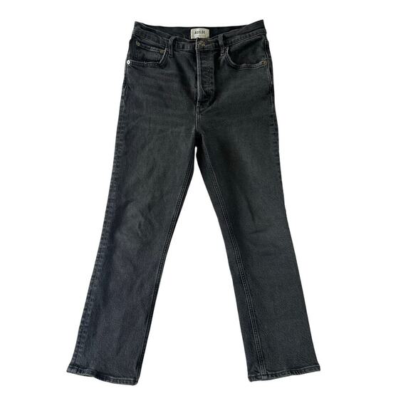 AGOLDE Riley High Rise Straight Crop Jeans Size 28 - Picture 3 of 5